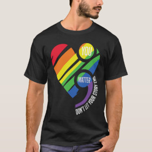 Camiseta Você importa o ponto e vírgula Não deixe sua histó