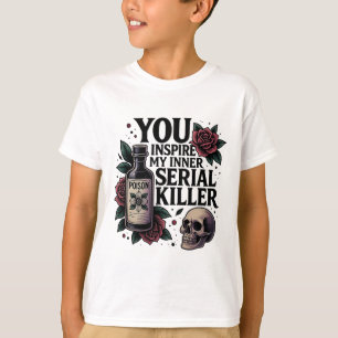 Camiseta Você Inspira Meu Assassino serial interno - Divers