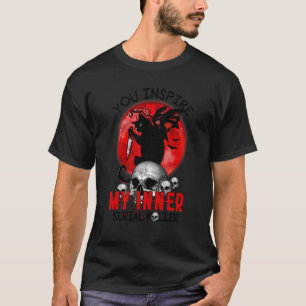 Camiseta Você Inspira Meu Assino Serial Interior Gato Pret