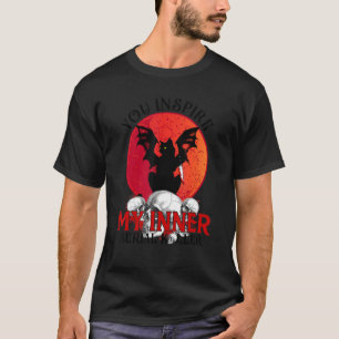 Camiseta Você Inspire O Meu Cabelo Negro De Gato Do Kller S