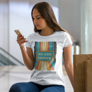 Camiseta Você Já Chega De Cota Positiva Retroinspiracional