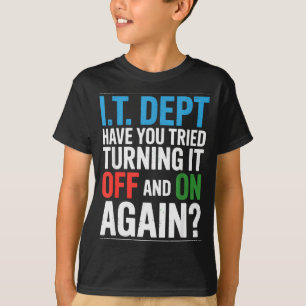 Camiseta Você Já Tentou Desligar e Ligar Novamente, Cara?