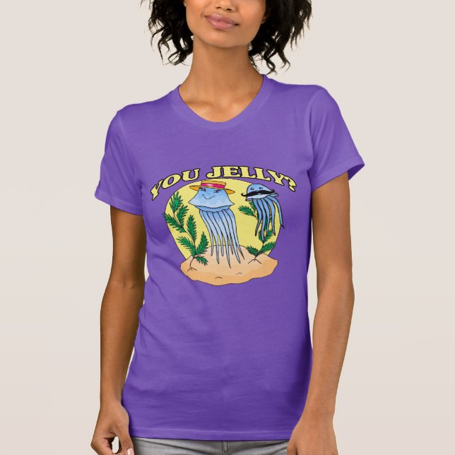Camiseta Você Jelly medusa do bigode (Frente)