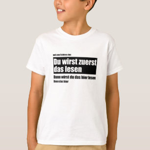 Camiseta Você lerá isso primeiro - Meme Engraçado dizendo
