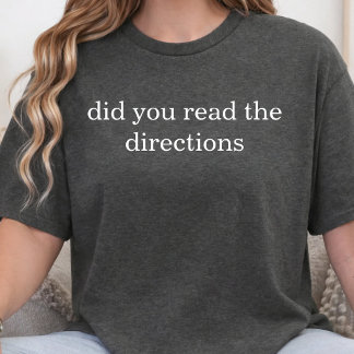 Camiseta Você Leu As Instruções Professor Volta às Aulas