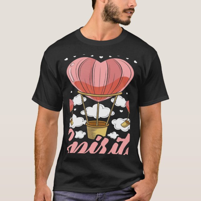 Camiseta Você Levanta Meu Espírito Aeronáutico Balonista Ar (Frente)