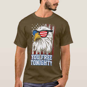 Camiseta Você Liberta Esta Noite Bandeira Americana