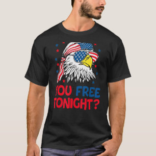 Camiseta Você Liberta Esta Noite Bandeira Americana Da Águi
