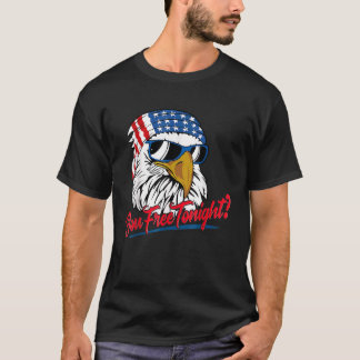Camiseta Você Liberta Hoje À Noite A Águia Americana Bandei