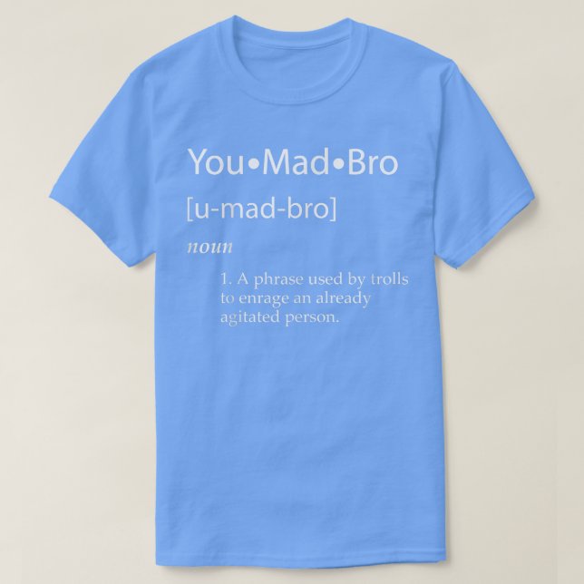 Camiseta Você Mad Bro Memory Definition Competitive Esporia (Frente do Design)
