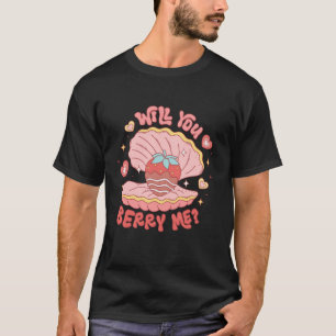 Camiseta Você Me Berrará Morango Chocolate Engraçado Valen