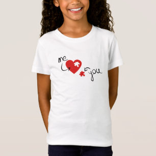 Camiseta Você Me Completa – Símbolo de Amor e Peça de Puzzl