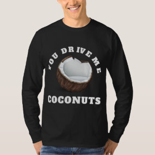 Camiseta Você Me Conduz Coconuta Design Fruta Tropical Cote
