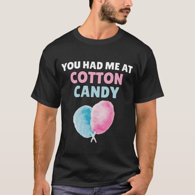 Camiseta Você Me Conquistou Com Algodão Doce (Frente)