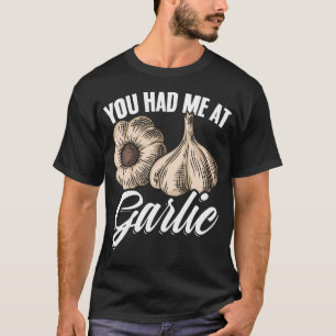Camiseta Você Me Conquistou Com Alho Tempero Culinário Dive