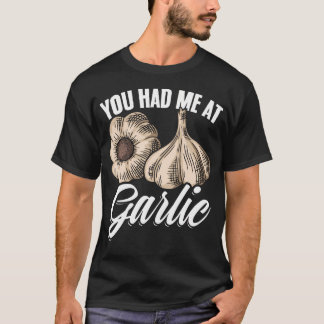 Camiseta Você Me Conquistou com Alho Tempero Gourmet de Coz