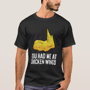 Camiseta Você Me Conquistou Com As Asas De Frango Fast Food