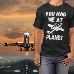 Camiseta Você Me Conquistou Com Aviões Tipografia, Aviação,