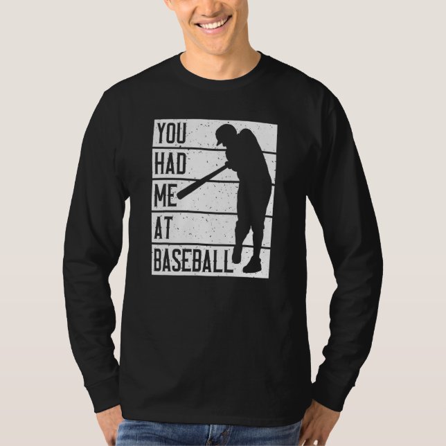 Camiseta Você Me Conquistou Com Beisebol (Frente)