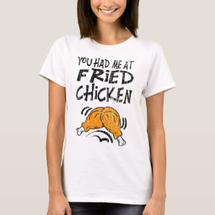 Camiseta Você Me Conquistou Com Frango Frito Amante Da Comi