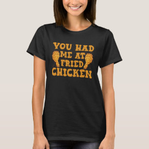 Camiseta Você Me Conquistou Com Frango Frito Frango