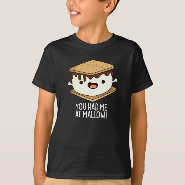 Camiseta Você Me Conquistou Com Mallow Piada Divertida De S (Frente)