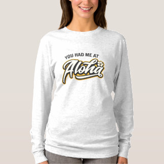 Camiseta Você Me Conquistou Em Aloha – Tipografia de Roteir