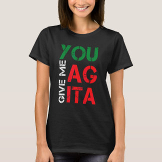 Camiseta Você Me Dá Agita Citação Legal Itália Bandeira Hum
