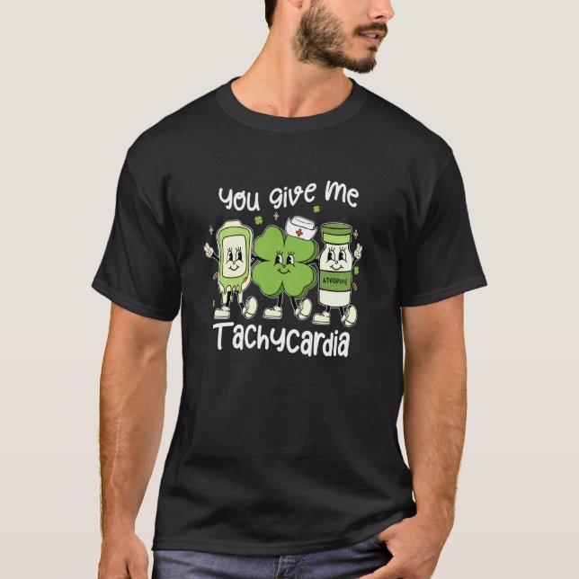 Camiseta Você Me Dá Taquicardia Enfermeira da UTI Enfermeir (Frente)