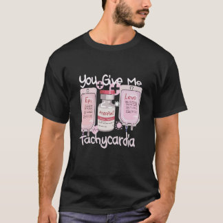 Camiseta Você Me Dá Taquicardia Enfermeira Valentineu2019s