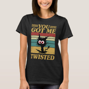 Camiseta Você me deixou confuso Gato Preto