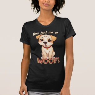 Camiseta Você me deixou na baboseira! Cachorro bonito