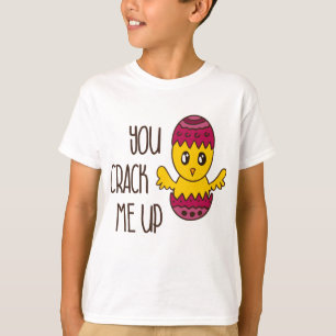 Camiseta Você Me Engana Páscoa Pintinho Engraçado Cartog