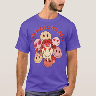 Camiseta Você me faz derreter retro derretendo cara feliz V