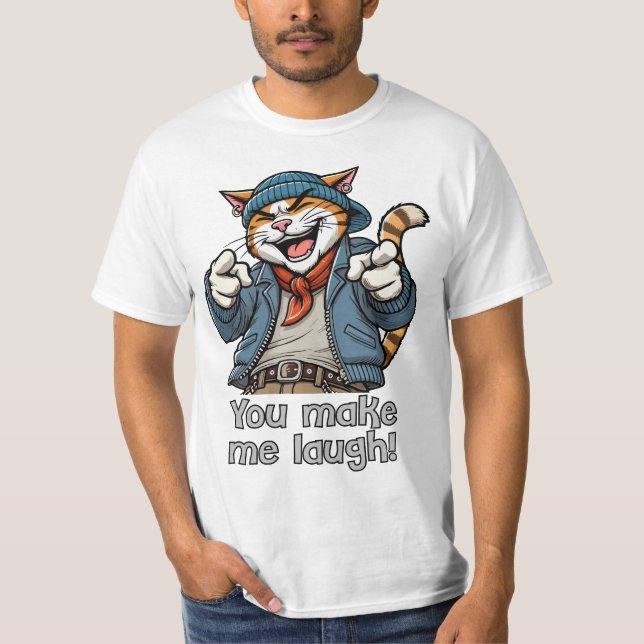 Camiseta Você me faz rir! (Frente)