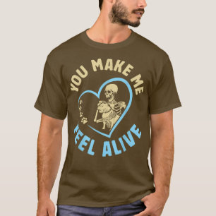 Camiseta Você Me Faz Sentir Vivo, Pit Bull Dog É Love Pitbu