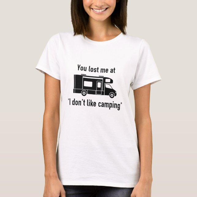 Camiseta Você Me Perdeu Em Acampamento (Frente)