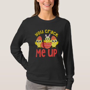 Camiseta Você Me Prende No Dia Da Páscoa De Frango De Ovo