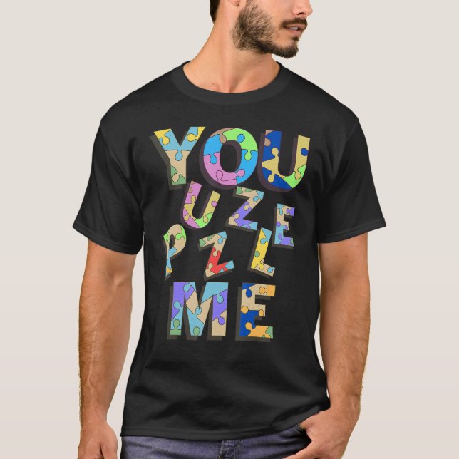 Camiseta Você me Quebra-cabeça (Frente)