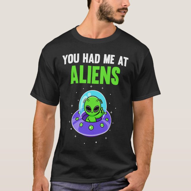 Camiseta Você Me Teve Em Aliens (Frente)