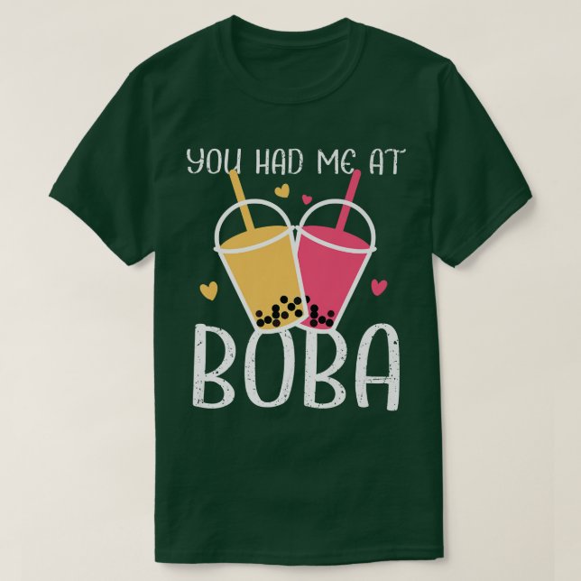 Camiseta Você Me Teve Em Boba, Duas Bolas De Chá Anime Lo (Frente do Design)
