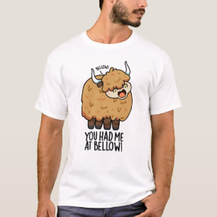 Camiseta Você Me Teve No Bellow Engraçado Yak Pun