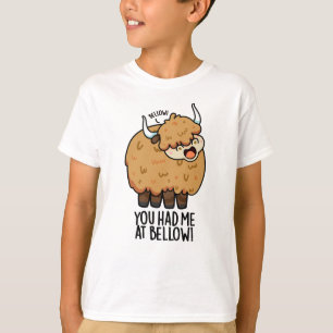 Camiseta Você Me Teve No Bellow Engraçado Yak Pun