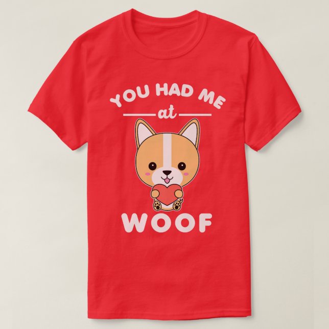 Camiseta Você Me Teve No Quê Engraçado Anime Kawaii Corgi D (Frente do Design)