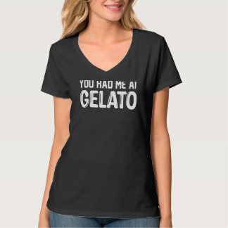 Camiseta Você Me Teve No Sorvete Gelato