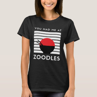 Camiseta Você Me Teve No Zoodles Keto Foodie