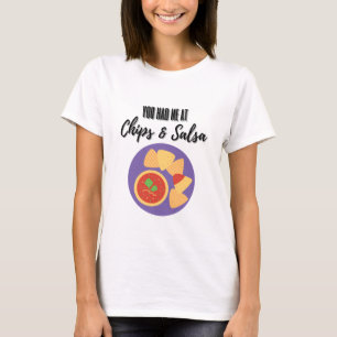 Camiseta Você me tinha nas batatas fritas e na Tipografia
