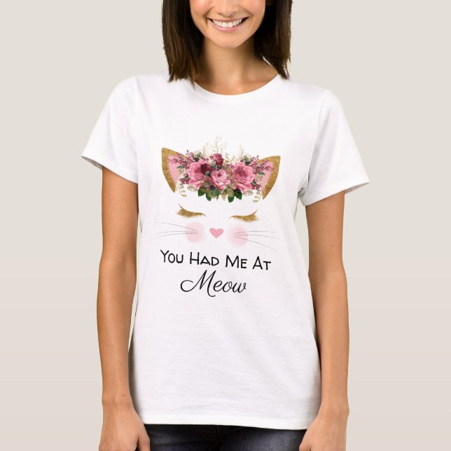 Camiseta Você me tinha no Meow (Frente)