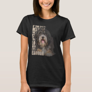Camiseta Você não acredita que eles têm almas tibetanas Ter