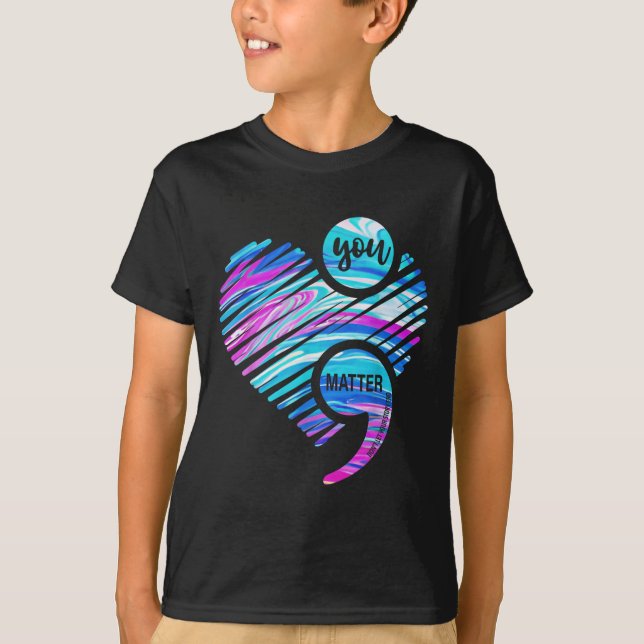 Camiseta Você Não Deixa Sua História Terminar Prevenção de  (Frente)